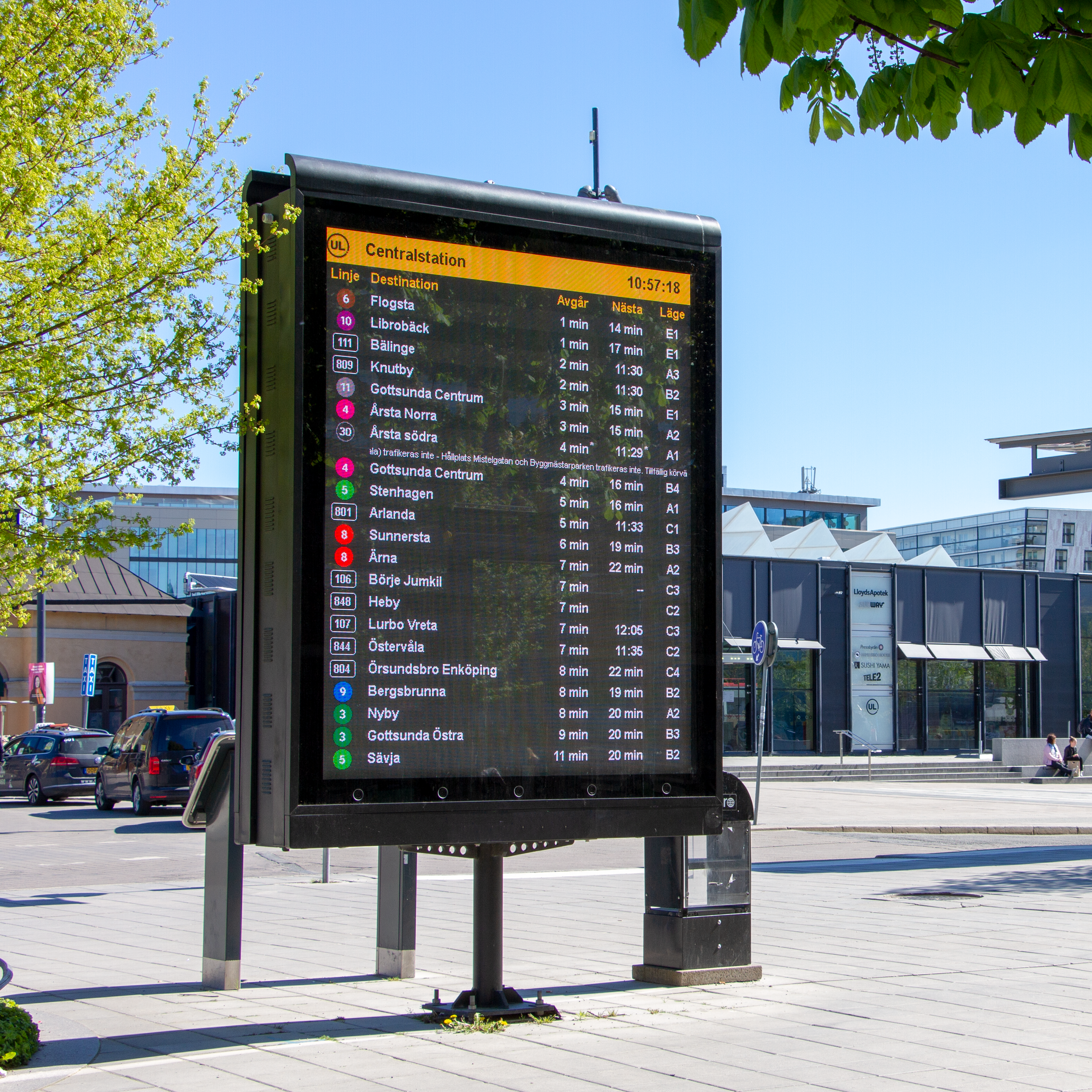 Digitala informationsskyltar